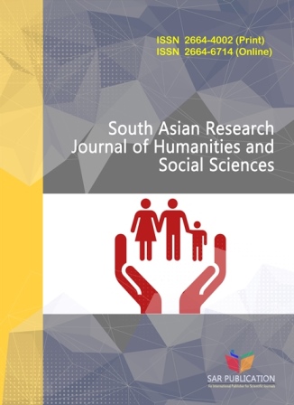 South Asian Research Journal of Humanities and Social Sciences