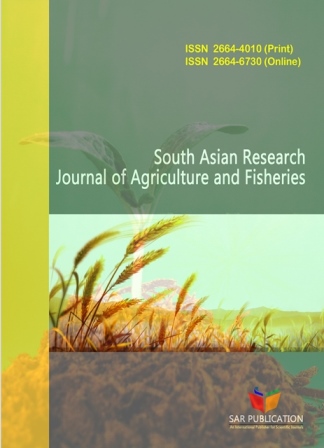 South Asian Research Journal of Agriculture and Fisheries